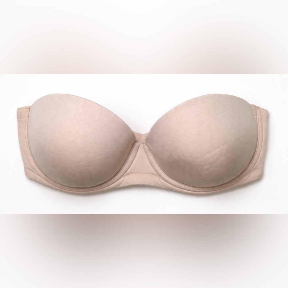 NWT Wacoal Nude‎ Strapless Bra 36DD Underwire Molded Multiway Supportive Plus